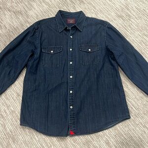Denim UNTUCKit Button Down Shirt